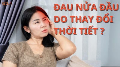 ĐAU NỬA ĐẦU DO THAY ĐỔI THỜI TIẾT ?