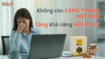 ĐÔNG TRÙNG HẠ THẢO GIẢM MỆT MỎI VÀ TĂNG CƯỜNG KHẢ NĂNG PHỤC HỒI