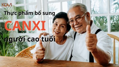 NHỮNG THỰC PHẨM BỔ SUNG CANXI CHO NGƯỜI CAO TUỔI